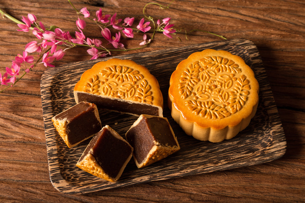 Gâteau de lune au chocolat noir