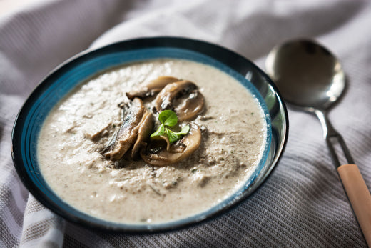 Velouté de champignons shiitake et miso