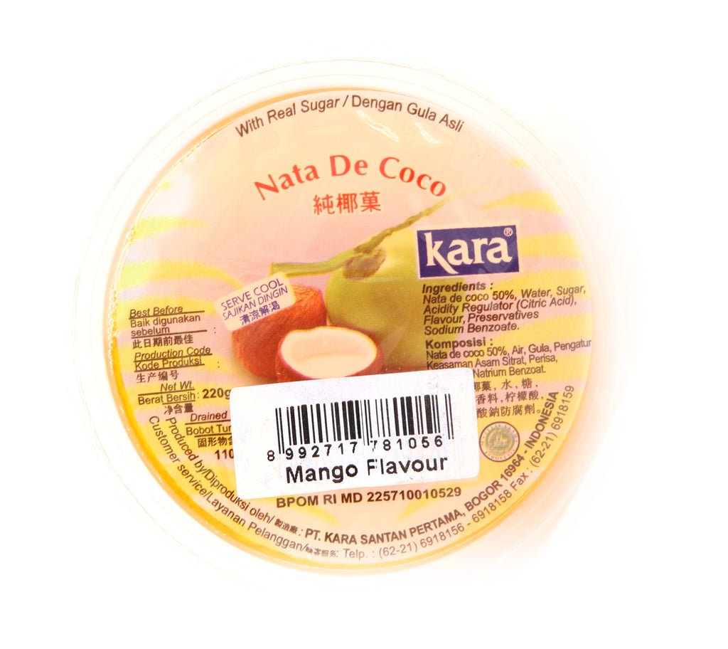 Nata de coco saveur mangue 220g KARA - Asiamarché france