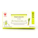 Infusions à la citronnelle 20 sachets